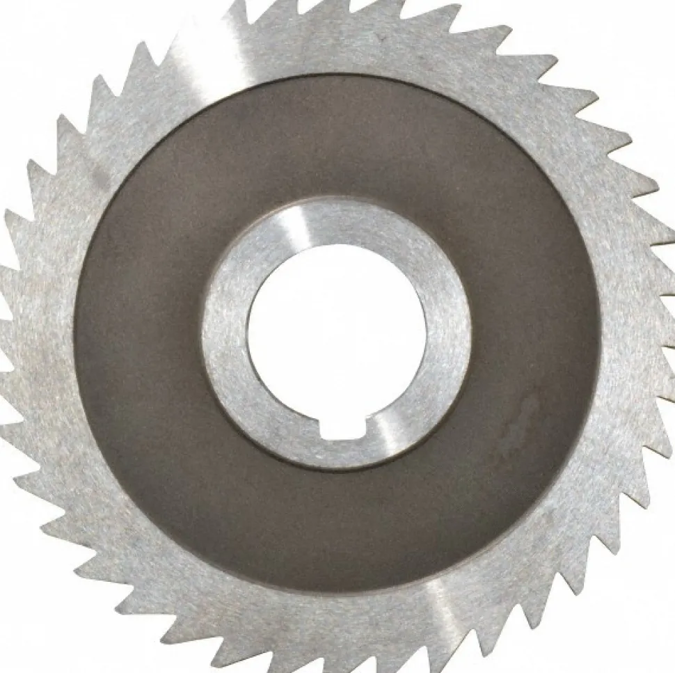 Slitting & Slotting Saw: 4" Dia, 1/8" Thick, 1" Arbor Hole, 40 Teeth, High Speed Steel