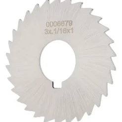 Slitting & Slotting Saw: 3" Dia, 1/16" Thick, 1" Arbor Hole, 30 Teeth, High Speed Steel