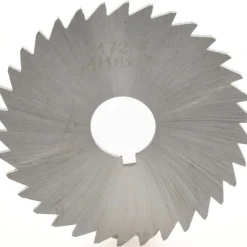Slitting & Slotting Saw: 2" Dia, 1/16" Thick, 1/2" Arbor Hole, 34 Teeth, High Speed Steel