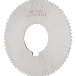 Slitting & Slotting Saw: 2-3/4" Dia, 0.0640" Thick, 1" Arbor Hole, 72 Teeth, High Speed Steel