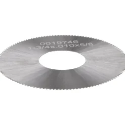 Slitting & Slotting Saw: 1-3/4" Dia, 0.0100" Thick, 5/8" Arbor Hole, 132 Teeth, High Speed Steel