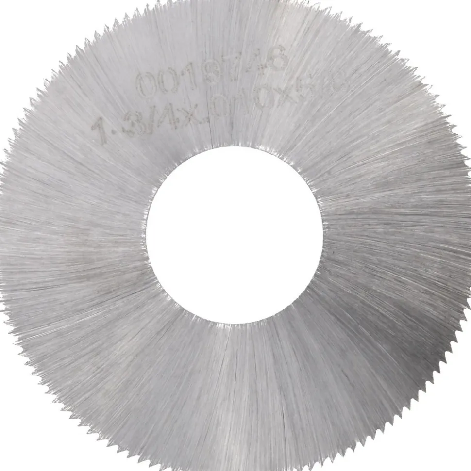Slitting & Slotting Saw: 1-3/4" Dia, 0.0100" Thick, 5/8" Arbor Hole, 132 Teeth, High Speed Steel