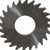 Slitting & Slotting Saw: 1" Dia, 1/16" Thick, 0.3750" Arbor Hole, 24 Teeth, Solid Carbide