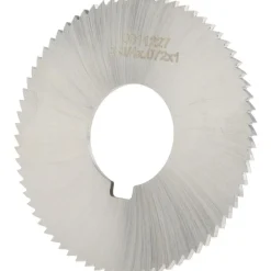Slitting & Slotting Saw: 2-3/4" Dia, 0.0720" Thick, 1" Arbor Hole, 72 Teeth, High Speed Steel