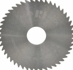 Slitting & Slotting Saw: 2" Dia, 1/16" Thick, 1/2" Arbor Hole, 48 Teeth, Solid Carbide