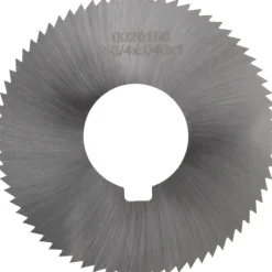 Slitting & Slotting Saw: 2-3/4" Dia, 0.0400" Thick, 1" Arbor Hole, 72 Teeth, High Speed Steel