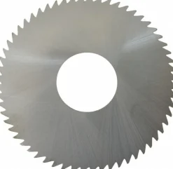 Slitting & Slotting Saw: 3" Dia, 1/16" Thick, 60 Teeth, Solid Carbide
