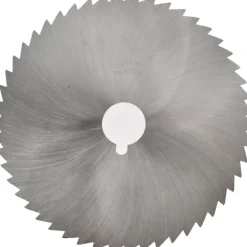 Slitting & Slotting Saw: 6" Dia, 3/32" Thick, 1" Arbor Hole, 50 Teeth, High Speed Steel