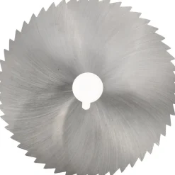 Slitting & Slotting Saw: 6" Dia, 3/32" Thick, 1" Arbor Hole, 50 Teeth, High Speed Steel