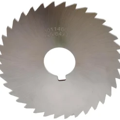 Slitting & Slotting Saw: 4" Dia, 5/64" Thick, 1" Arbor Hole, 36 Teeth, High Speed Steel