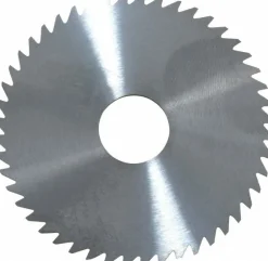 Slitting & Slotting Saw: 2" Dia, 0.0468" Thick, 1/2" Arbor Hole, 48 Teeth, Solid Carbide