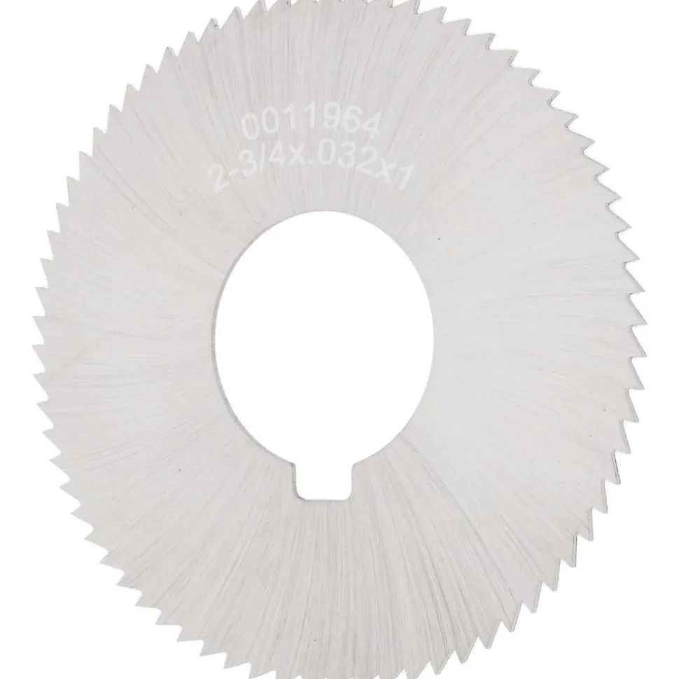 Slitting & Slotting Saw: 2-3/4" Dia, 0.0320" Thick, 1" Arbor Hole, 72 Teeth, High Speed Steel