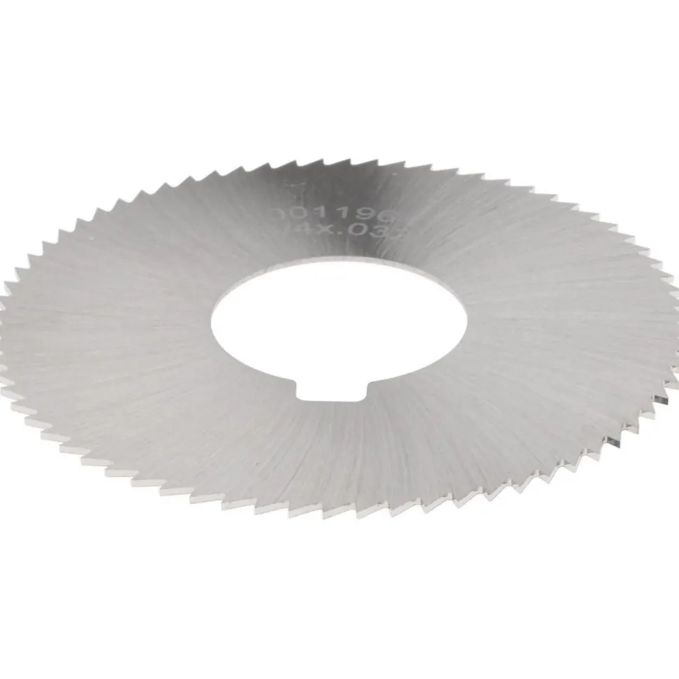 Slitting & Slotting Saw: 2-3/4" Dia, 0.0320" Thick, 1" Arbor Hole, 72 Teeth, High Speed Steel
