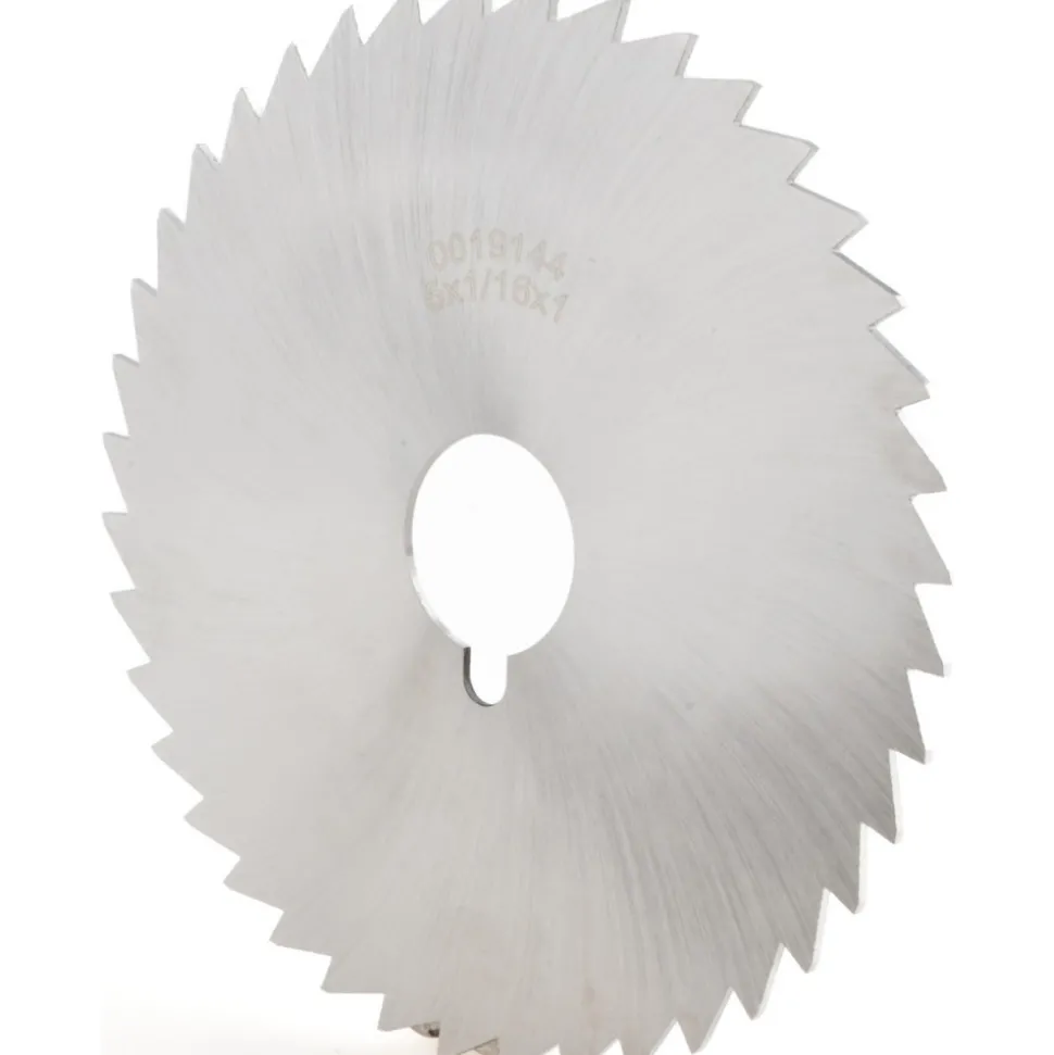 Slitting & Slotting Saw: 5" Dia, 1/16" Thick, 1" Arbor Hole, 40 Teeth, High Speed Steel
