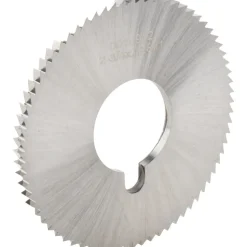 Slitting & Slotting Saw: 2-3/4" Dia, 0.1280" Thick, 1" Arbor Hole, 72 Teeth, High Speed Steel