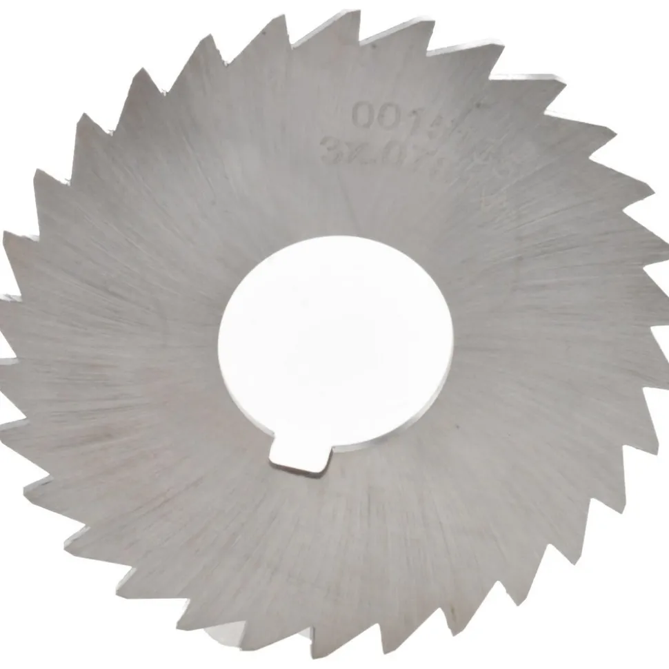 Slitting & Slotting Saw: 3" Dia, 5/64" Thick, 1" Arbor Hole, 30 Teeth, High Speed Steel