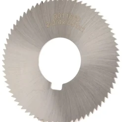 Slitting & Slotting Saw: 2-3/4" Dia, 0.0510" Thick, 1" Arbor Hole, 72 Teeth, High Speed Steel
