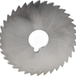 Slitting & Slotting Saw: 4" Dia, 3/16" Thick, 1" Arbor Hole, 36 Teeth, High Speed Steel