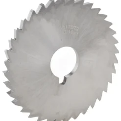 Slitting & Slotting Saw: 4" Dia, 3/16" Thick, 1" Arbor Hole, 36 Teeth, High Speed Steel