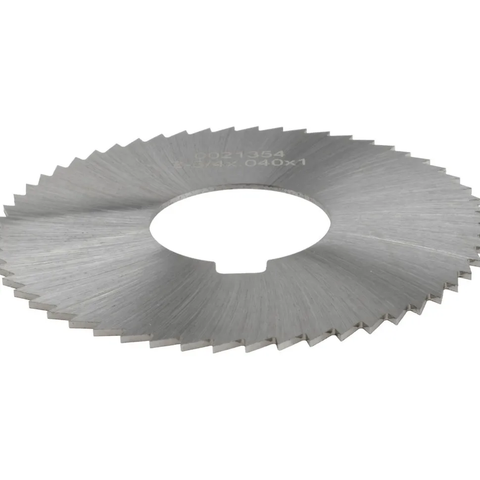 Slitting & Slotting Saw: 2-3/4" Dia, 0.0400" Thick, 1" Arbor Hole, 56 Teeth, High Speed Steel