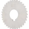 Slitting & Slotting Saw: 3" Dia, 3/64" Thick, 1" Arbor Hole, 34 Teeth, High Speed Steel