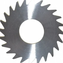 Slitting & Slotting Saw: 1" Dia, 0.0937" Thick, 3/8" Arbor Hole, 24 Teeth, Solid Carbide