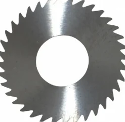 Slitting & Slotting Saw: 1-1/4" Dia, 0.0200" Thick, 1/2" Arbor Hole, 36 Teeth, Solid Carbide