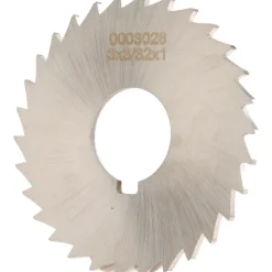 Slitting & Slotting Saw: 3" Dia, 3/32" Thick, 1" Arbor Hole, 30 Teeth, High Speed Steel