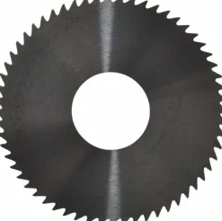 Slitting & Slotting Saw: 3" Dia, 0.0468" Thick, 60 Teeth, Solid Carbide