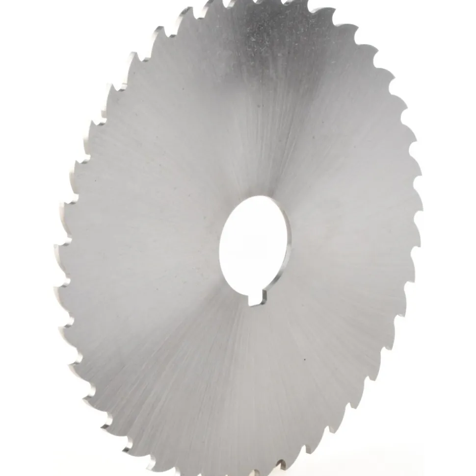Slitting & Slotting Saw: 5" Dia, 5/64" Thick, 1" Arbor Hole, 40 Teeth, High Speed Steel