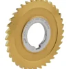 Slitting & Slotting Saw: 3" Dia, 1/8" Thick, 1" Arbor Hole, 36 Teeth, High Speed Steel