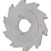 Slitting & Slotting Saw: 4" Dia, 1/8" Thick, 1" Arbor Hole, 10 Teeth, Carbide Tipped