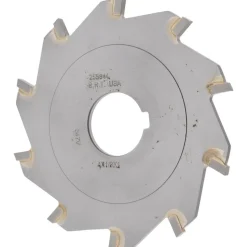 Slitting & Slotting Saw: 4" Dia, 1/8" Thick, 1" Arbor Hole, 10 Teeth, Carbide Tipped