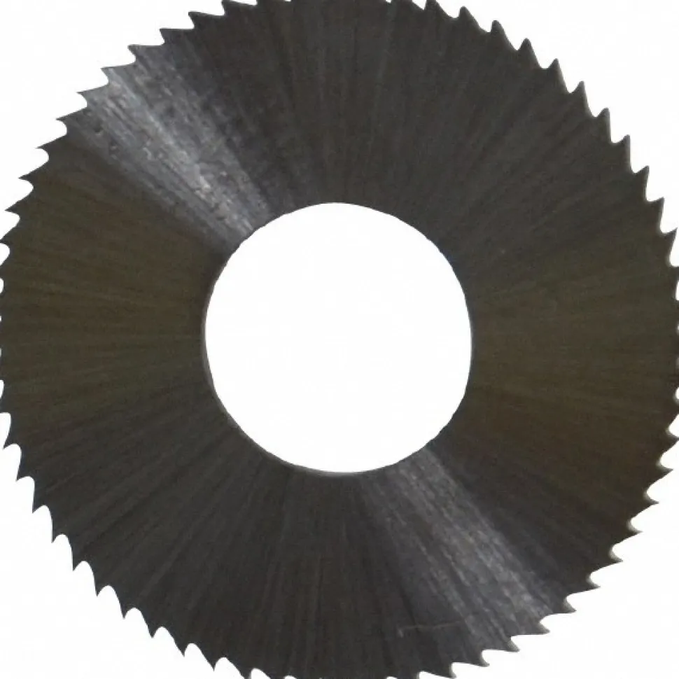 Slitting & Slotting Saw: 1" Dia, 0.0313" Thick, 3/8" Arbor Hole, 64 Teeth, High Speed Steel