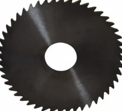 Slitting & Slotting Saw: 2" Dia, 0.0400" Thick, 1/2" Arbor Hole, 48 Teeth, Solid Carbide