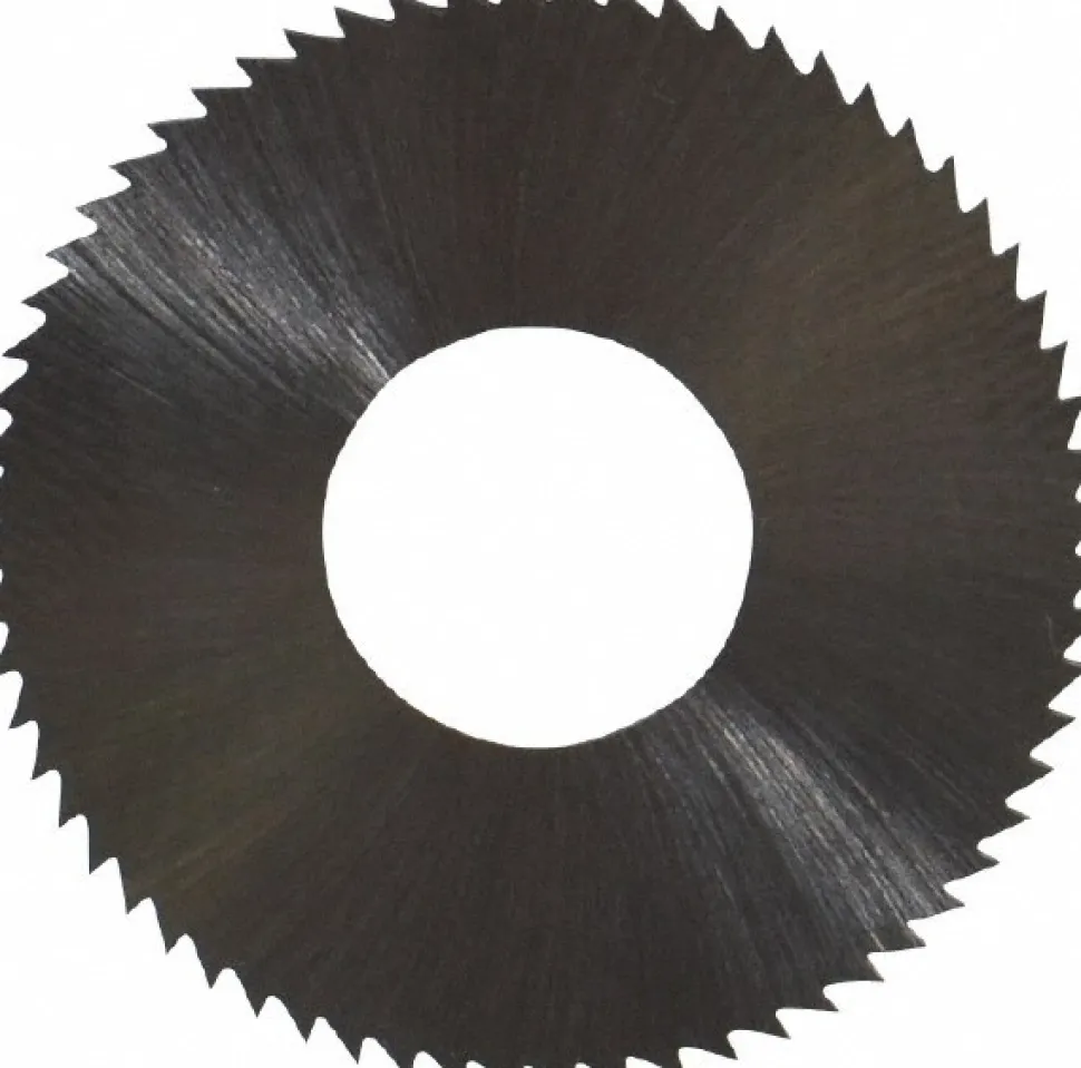 Slitting & Slotting Saw: 1" Dia, 0.0200" Thick, 3/8" Arbor Hole, 64 Teeth, High Speed Steel