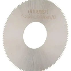 Slitting & Slotting Saw: 1-3/4" Dia, 0.0080" Thick, 5/8" Arbor Hole, 132 Teeth, High Speed Steel
