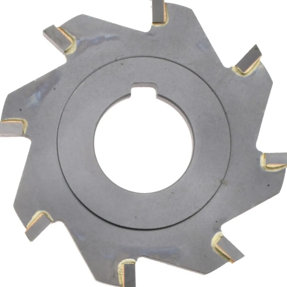 Slitting & Slotting Saw: 3" Dia, 3/16" Thick, 1" Arbor Hole, 8 Teeth, Carbide Tipped