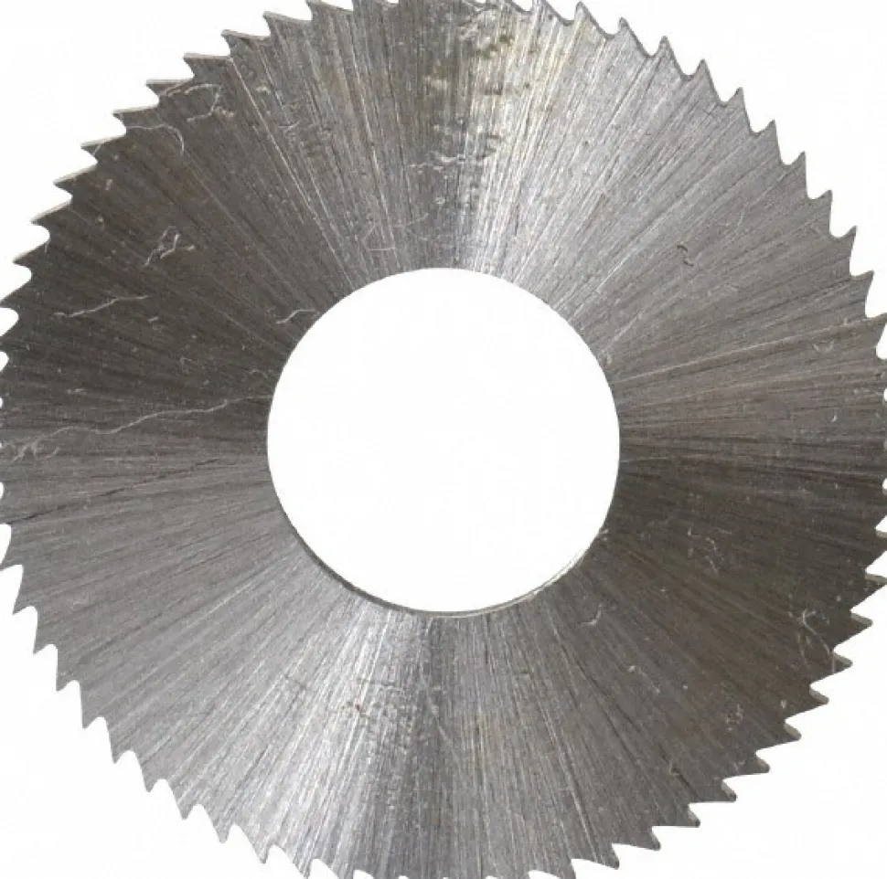 Slitting & Slotting Saw: 1" Dia, 0.0400" Thick, 3/8" Arbor Hole, 64 Teeth, Cobalt