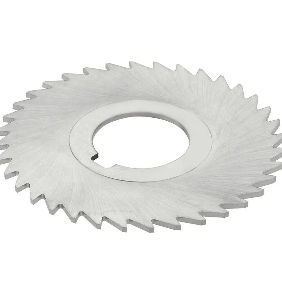 Slitting & Slotting Saw: 5" Dia, 1/8" Thick, 1" Arbor Hole, 44 Teeth, High Speed Steel