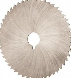 Slitting & Slotting Saw: 6" Dia, 5/64" Thick, 1" Arbor Hole, 42 Teeth, High Speed Steel