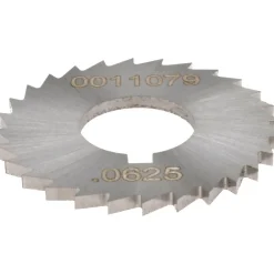 Slitting & Slotting Saw: 1-1/4" Dia, 1/16" Thick, 1/2" Arbor Hole, 28 Teeth, High Speed Steel
