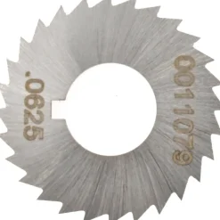 Slitting & Slotting Saw: 1-1/4" Dia, 1/16" Thick, 1/2" Arbor Hole, 28 Teeth, High Speed Steel