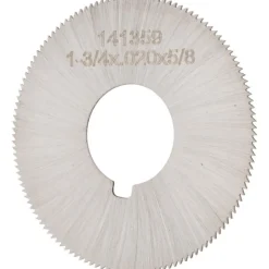 Slitting & Slotting Saw: 1-3/4" Dia, 0.0200" Thick, 5/8" Arbor Hole, 132 Teeth, High Speed Steel