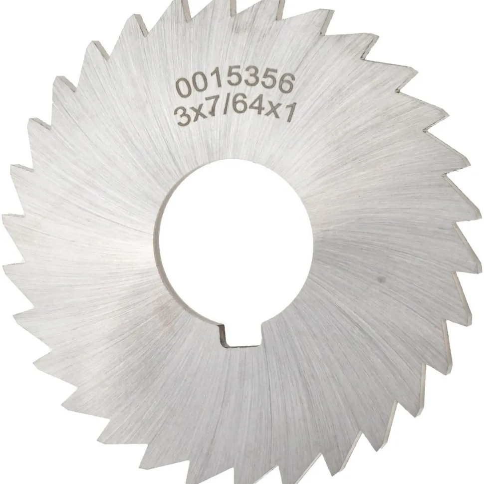 Slitting & Slotting Saw: 3" Dia, 7/64" Thick, 1" Arbor Hole, 30 Teeth, High Speed Steel