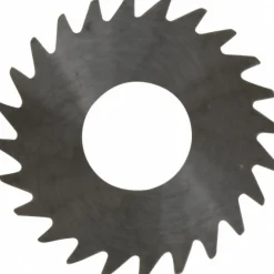 Slitting & Slotting Saw: 1" Dia, 0.0200" Thick, 3/8" Arbor Hole, 24 Teeth, Solid Carbide