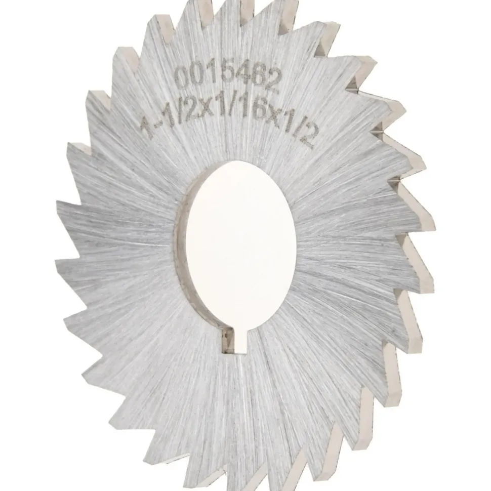 Slitting & Slotting Saw: 1-1/2" Dia, 1/16" Thick, 1/2" Arbor Hole, 26 Teeth, High Speed Steel