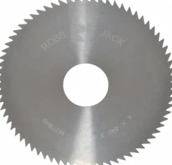 Slitting & Slotting Saw: 4" Dia, 0.0400" Thick, 72 Teeth, Solid Carbide