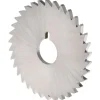 Slitting & Slotting Saw: 2" Dia, 3/32" Thick, 1/2" Arbor Hole, 34 Teeth, High Speed Steel