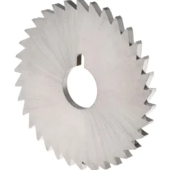 Slitting & Slotting Saw: 2" Dia, 3/32" Thick, 1/2" Arbor Hole, 34 Teeth, High Speed Steel